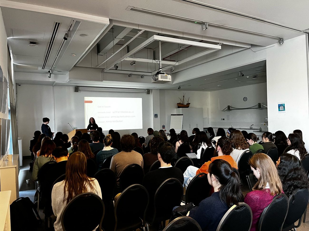 Presenting Hopefully to a room of students